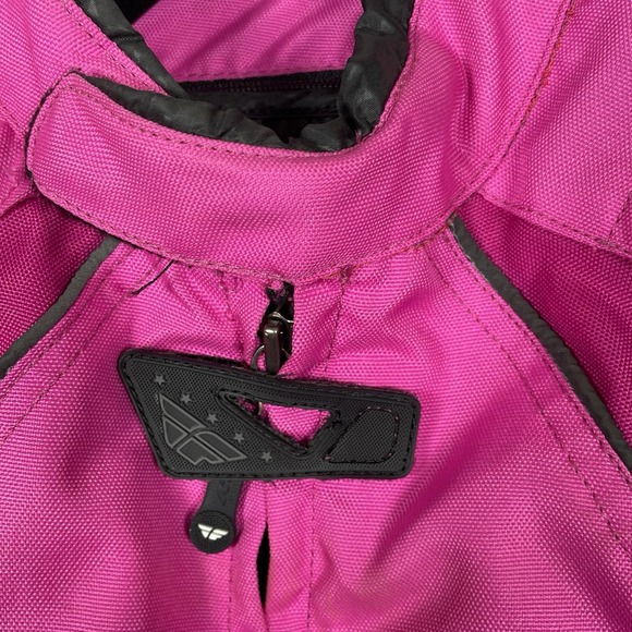 Fly Racing Women's Medium Bright‎ Pink Protective Racing Motorcycle Jacket - Picture 3 of 8